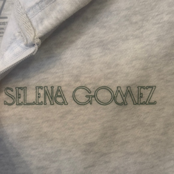 Selena Gomez NWOT, ladies casual, front zip hoodie featuring floral design sz M - Picture 3 of 8